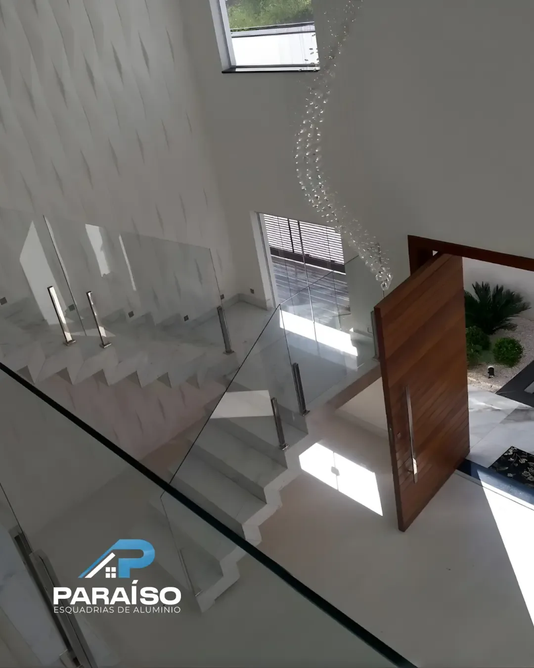Obra de esquadrias de alumínio em Minas Gerais — Paraíso Esquadrias